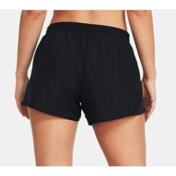 Under Armour Fly-by 3” Shorts Black Size XL New With Tag - Picture 3 of 8